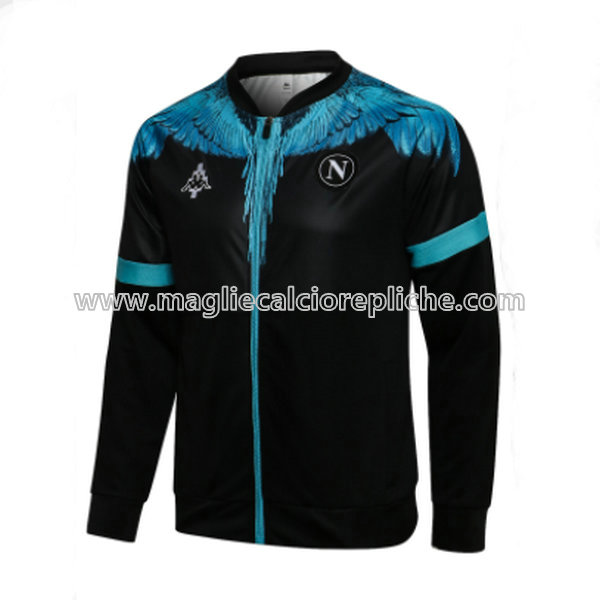 jacket calcio napoli 2021 2022 completo nero